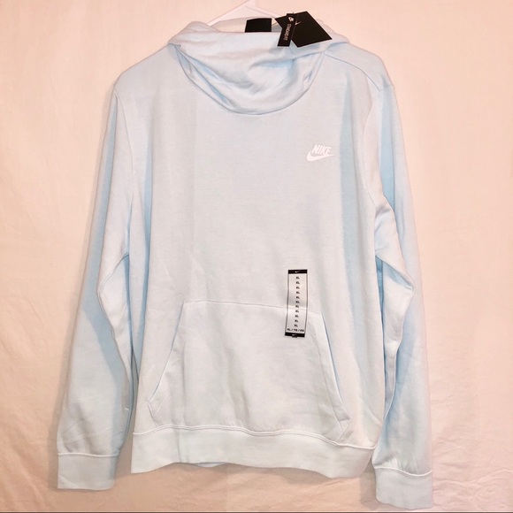 Nike Sweaters - baby blue hoodie - NWT